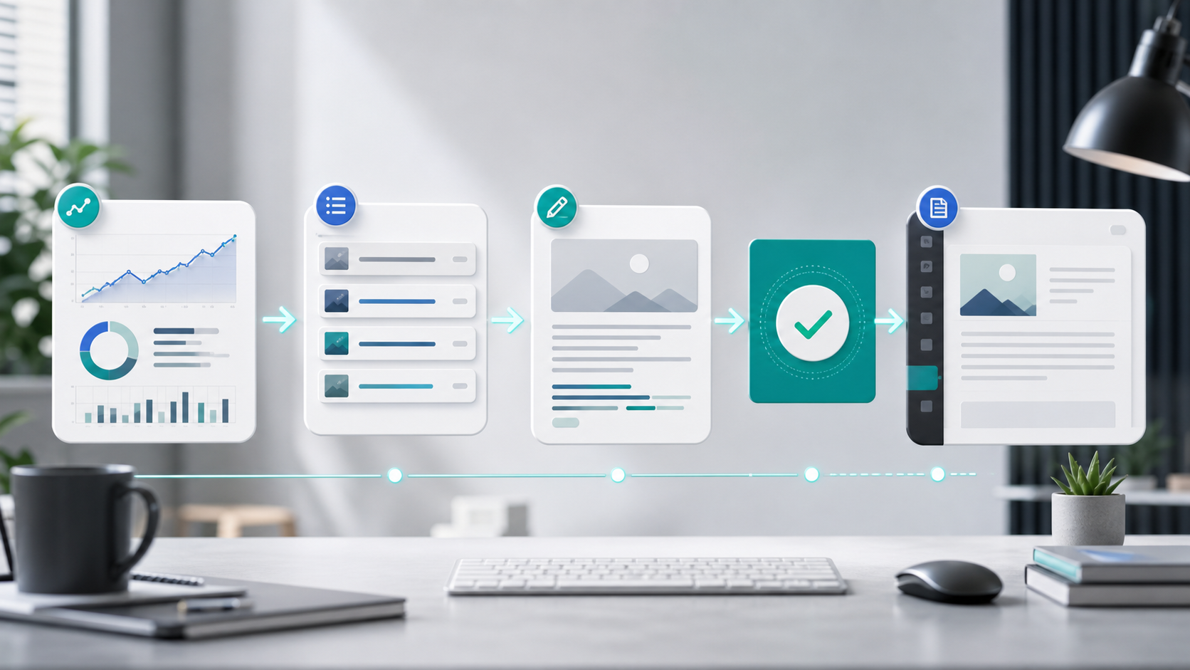 Proces optymalizacji SEO od analizy GSC przez propozycję zmian po wdrożenie w WordPress