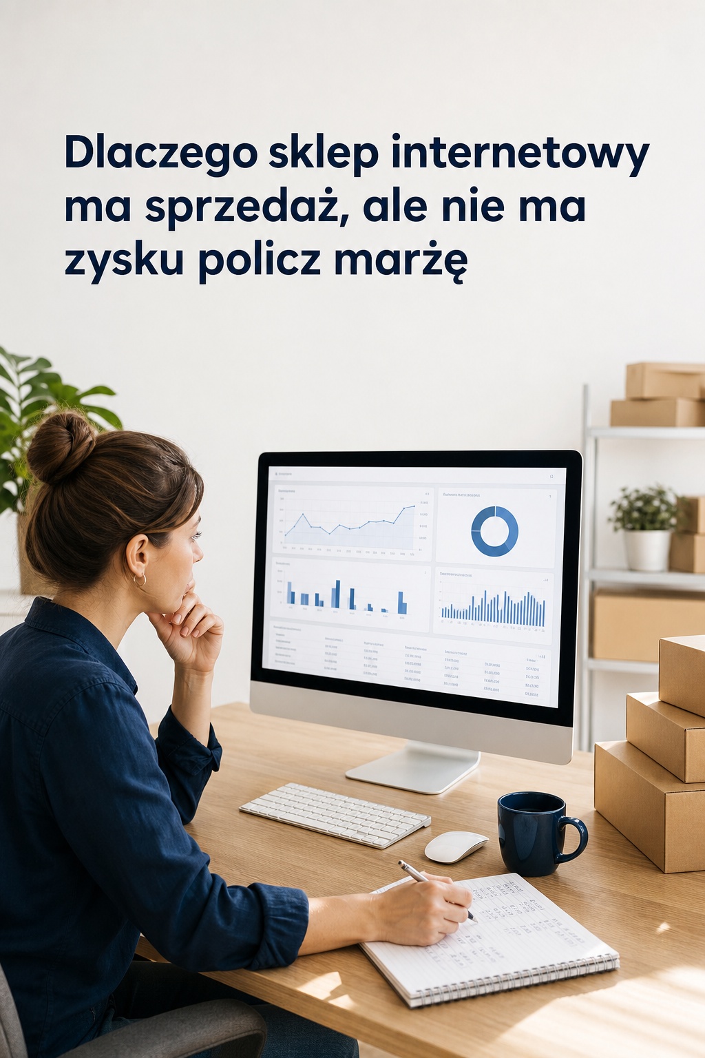 Dashboard marży sklepu internetowego Dlaczego sklep internetowy ma sprzedaż, ale nie ma zysku: dashboard marży i sprzedaży