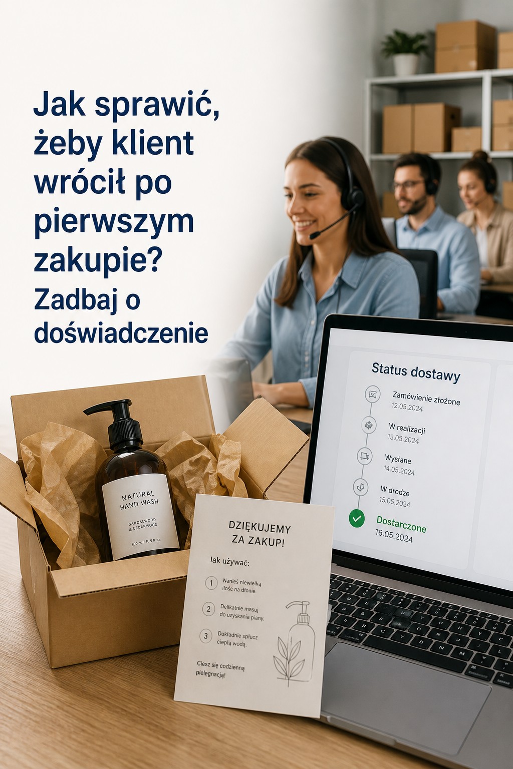 Jak sprawić, żeby klient wrócił po pierwszym zakupie? doświadczenie po zakupie