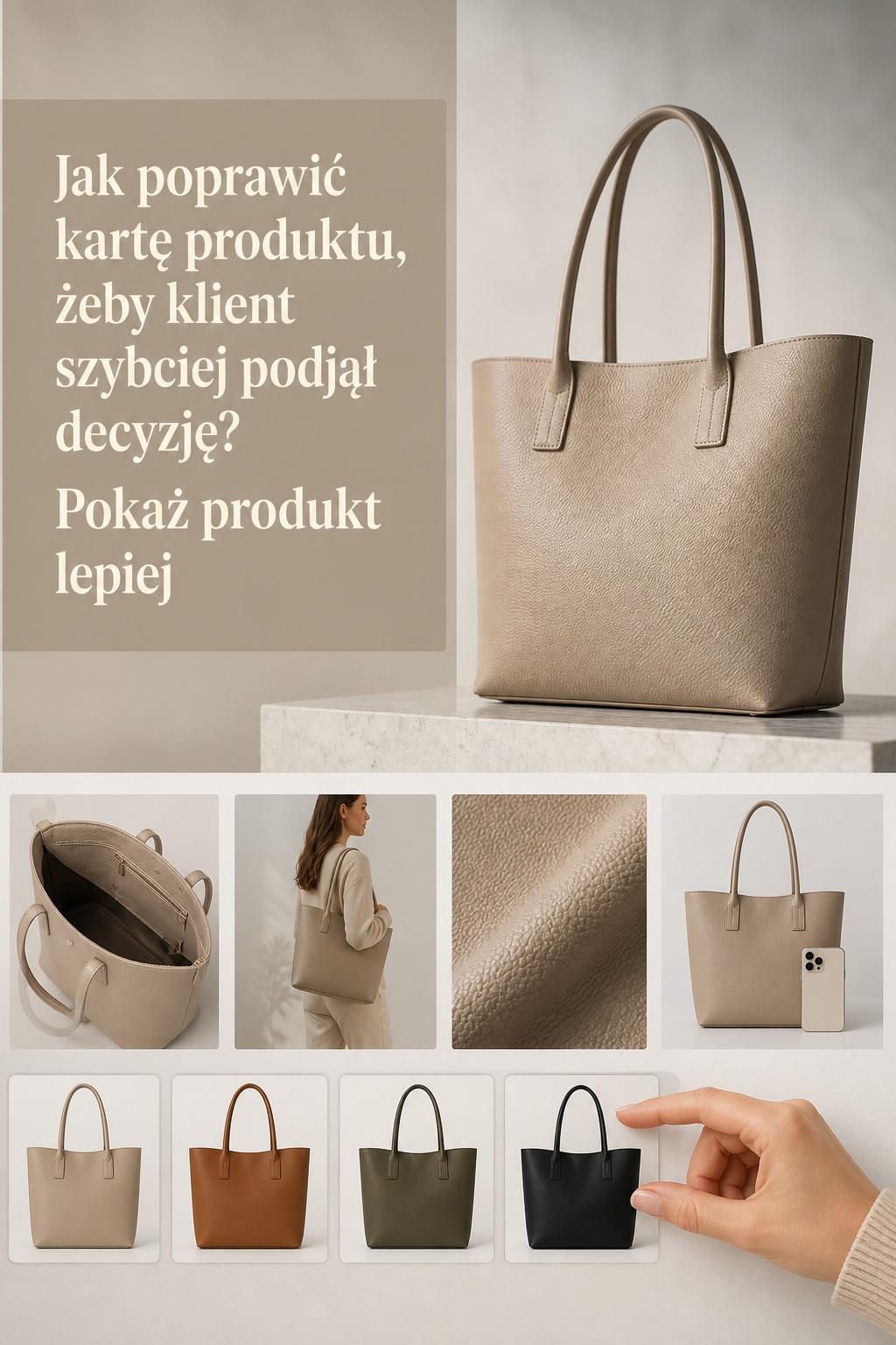 Zdjęcia na karcie produktu Jak poprawić kartę produktu, żeby klient szybciej podjął decyzję? zdjęcia produktu