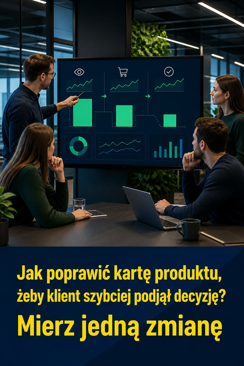 Analityka karty produktu Jak poprawić kartę produktu, żeby klient szybciej podjął decyzję? analiza danych