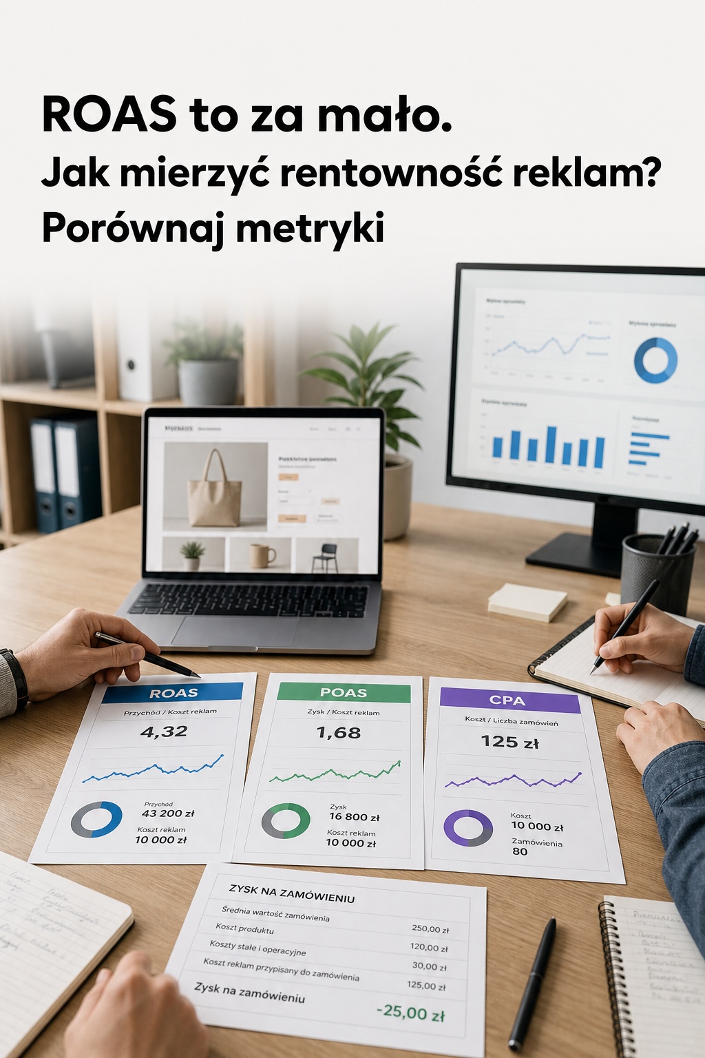 ROAS, POAS i CPA ROAS to za mało. Jak mierzyć rentowność reklam? Porównanie metryk