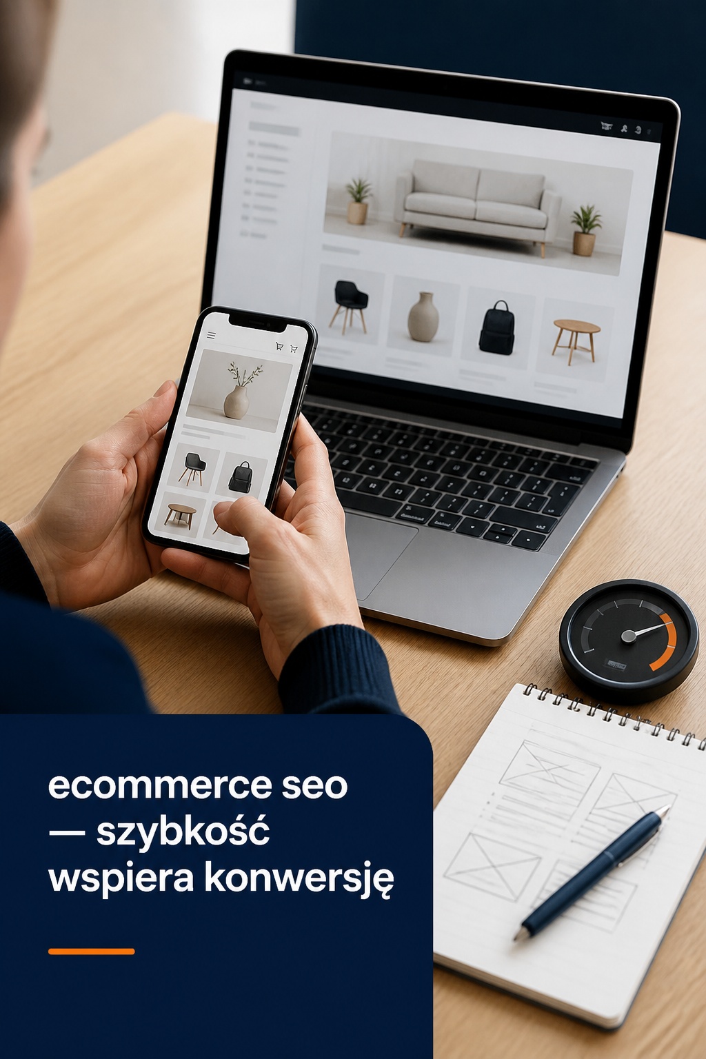 Ecommerce SEO — szybkość i konwersja Ecommerce SEO i szybkość mobilnego sklepu internetowego wspierająca konwersję