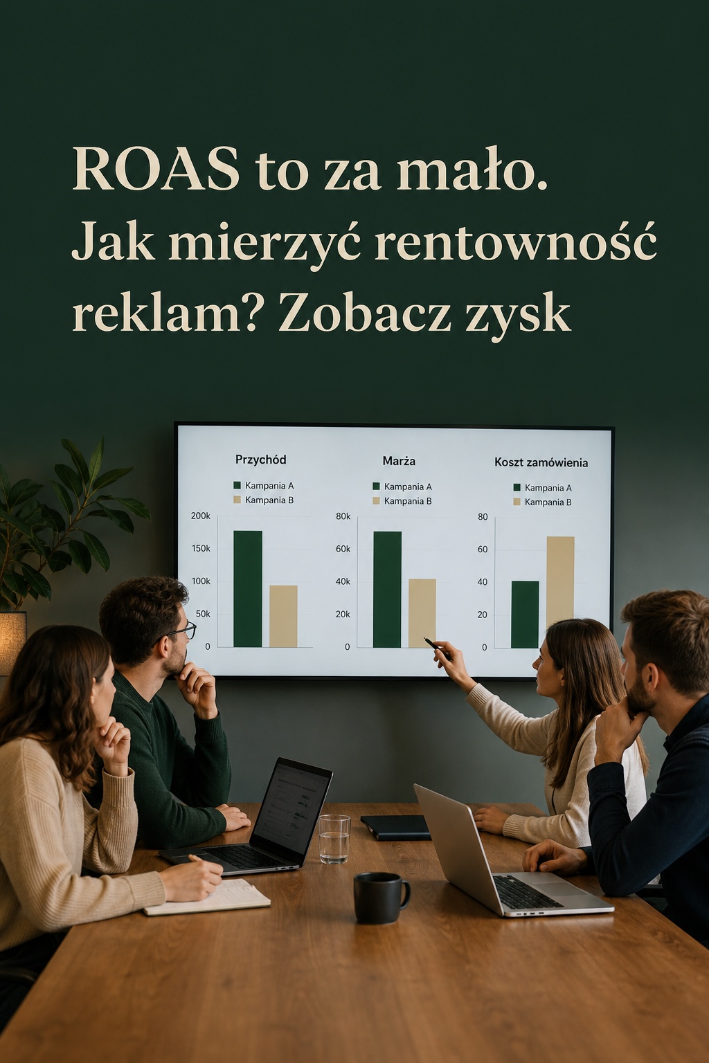 Zespół analizuje rentowność reklam ROAS to za mało. Jak mierzyć rentowność reklam? Analiza zespołu