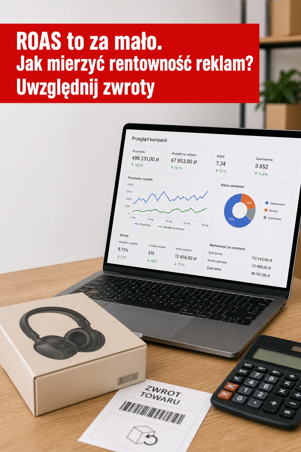 ROAS a koszty zwrotów ROAS to za mało. Jak mierzyć rentowność reklam? Koszt zwrotów