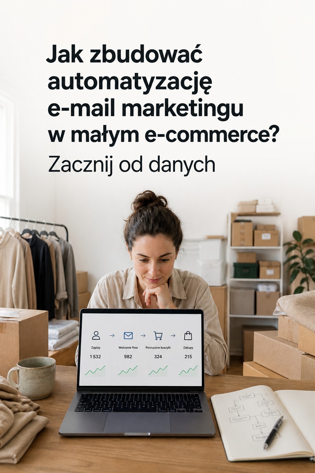 Automatyzacja e-mail marketingu: dane Jak zbudować automatyzację e-mail marketingu w małym e-commerce? dashboard i dane