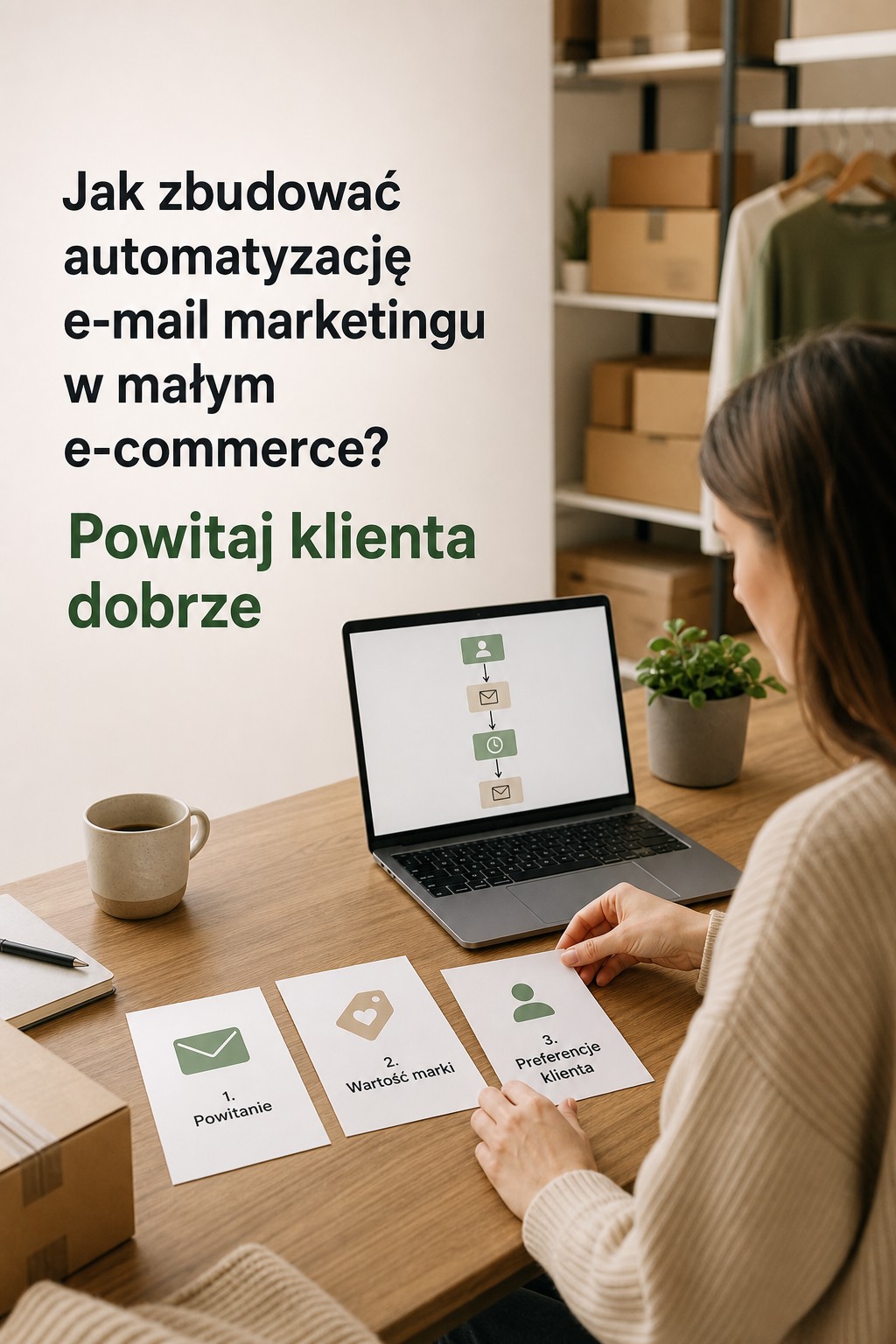 Automatyzacja e-mail marketingu: welcome Jak zbudować automatyzację e-mail marketingu w małym e-commerce? seria powitalna