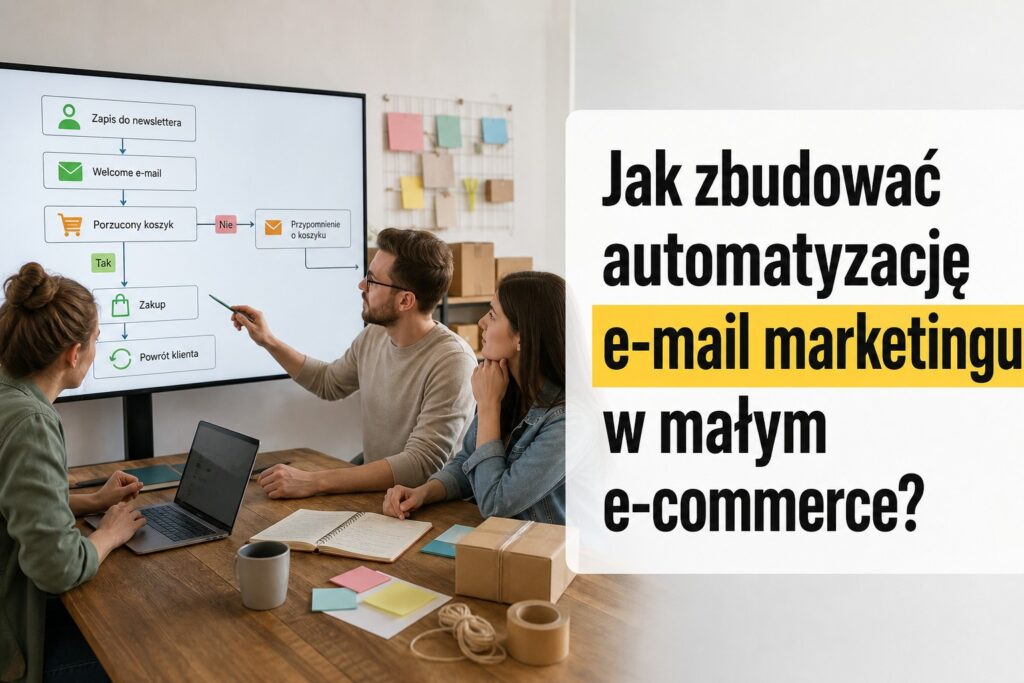 Jak zbudować automatyzację e-mail marketingu w małym e-commerce? zespół i mapa flow